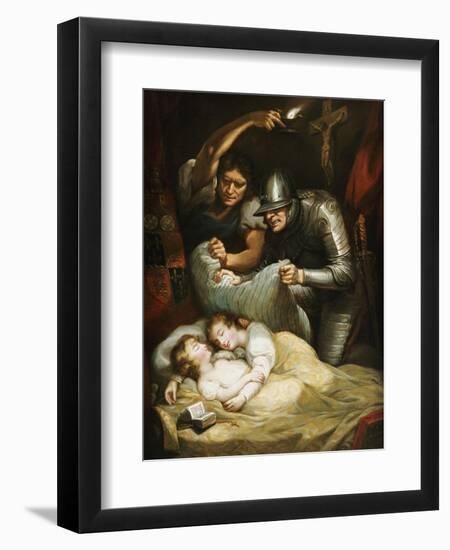 The Princes in the Tower-James Northcote-Framed Giclee Print