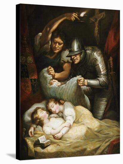 The Princes in the Tower-James Northcote-Stretched Canvas