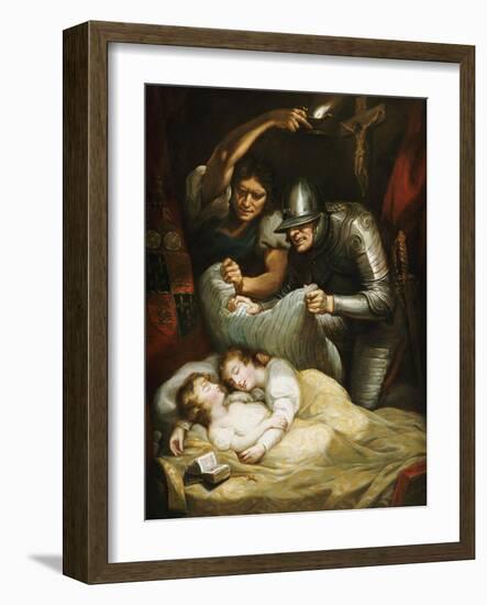 The Princes in the Tower-James Northcote-Framed Giclee Print