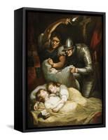 The Princes in the Tower-James Northcote-Framed Stretched Canvas