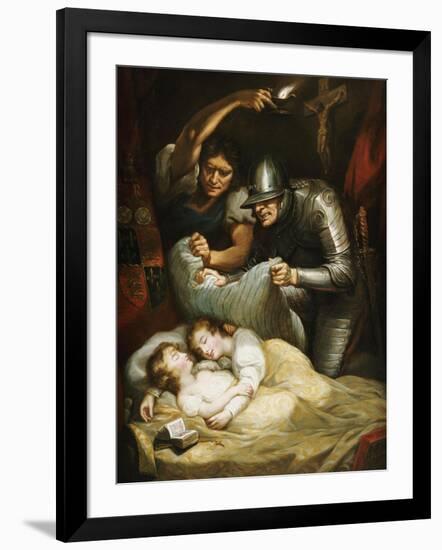 The Princes in the Tower-James Northcote-Framed Giclee Print