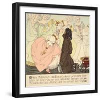The Princess amnd the Swineherd, 1897-Heinrich Lefler-Framed Giclee Print