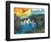 The Princess and Her Unicorn-Ben Otero-Framed Giclee Print