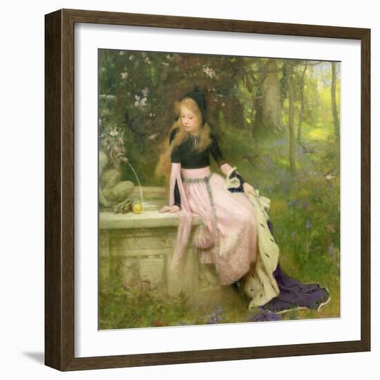 The Princess and the Frog, 1894-William Robert Symonds-Framed Giclee Print