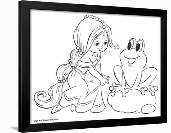 The Princess and the Frog-Olga And Alexey Drozdov-Framed Giclee Print