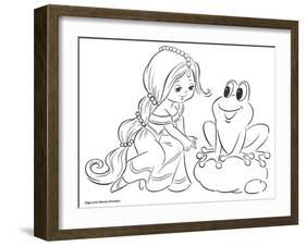 The Princess and the Frog-Olga And Alexey Drozdov-Framed Giclee Print