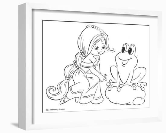 The Princess and the Frog-Olga And Alexey Drozdov-Framed Giclee Print