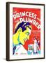 THE PRINCESS AND THE PLUMBER-null-Framed Art Print