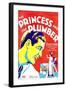 THE PRINCESS AND THE PLUMBER-null-Framed Art Print