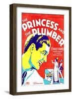 THE PRINCESS AND THE PLUMBER-null-Framed Art Print