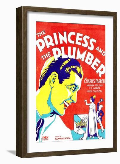 THE PRINCESS AND THE PLUMBER-null-Framed Art Print