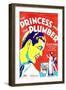 THE PRINCESS AND THE PLUMBER-null-Framed Art Print