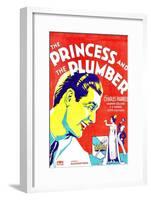 THE PRINCESS AND THE PLUMBER-null-Framed Art Print