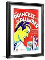 THE PRINCESS AND THE PLUMBER-null-Framed Art Print