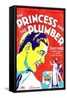 THE PRINCESS AND THE PLUMBER-null-Framed Stretched Canvas