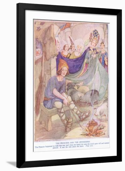 The Princess and the Swineherd-Anne Anderson-Framed Giclee Print