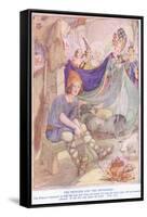 The Princess and the Swineherd-Anne Anderson-Framed Stretched Canvas