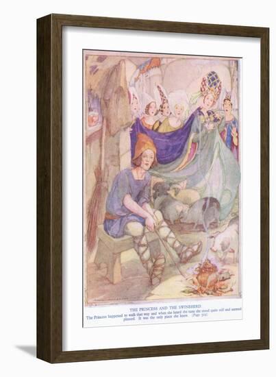 The Princess and the Swineherd-Anne Anderson-Framed Giclee Print