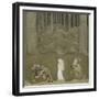 The Princess and the Trolls, 1913-John Bauer-Framed Giclee Print