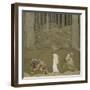 The Princess and the Trolls-John Bauer-Framed Giclee Print