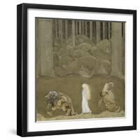 The Princess and the Trolls-John Bauer-Framed Giclee Print