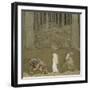 The Princess and the Trolls-John Bauer-Framed Giclee Print