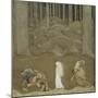 The Princess and the Trolls-John Bauer-Mounted Giclee Print