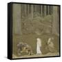 The Princess and the Trolls-John Bauer-Framed Stretched Canvas