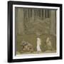 The Princess and the Trolls-John Bauer-Framed Premium Giclee Print