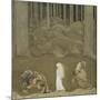 The Princess and the Trolls-John Bauer-Mounted Premium Giclee Print