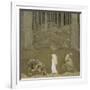 The Princess and the Trolls-John Bauer-Framed Giclee Print