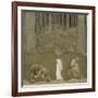 The Princess and the Trolls-John Bauer-Framed Giclee Print