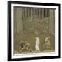 The Princess and the Trolls-John Bauer-Framed Giclee Print