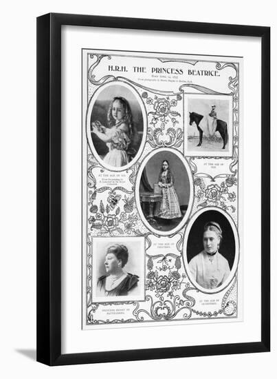 The Princess Beatrice, Youngest Child of Queen Victoria, 1901-Hughes & Mullins-Framed Giclee Print