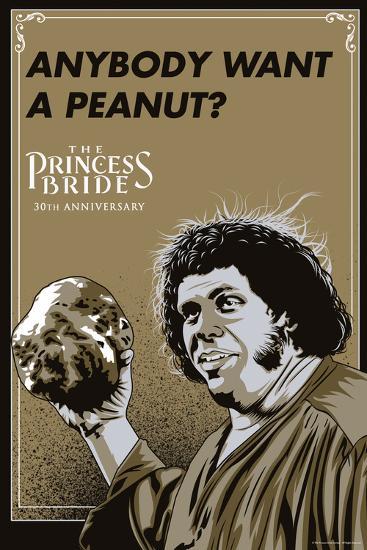 The Princess Bride Anybody Want A Peanut Fezzik Prints Allposters Com The Princess Bride Anybody Want A Peanut Fezzik Prints Allposters Com