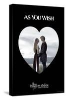 The Princess Bride - As You Wish Heart-null-Stretched Canvas