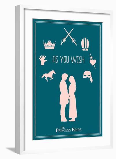 The Princess Bride - As You Wish-null-Framed Art Print