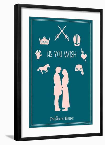 The Princess Bride - As You Wish-null-Framed Art Print