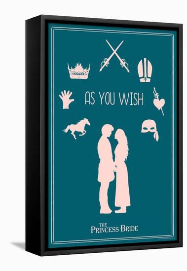 The Princess Bride - As You Wish-null-Framed Stretched Canvas