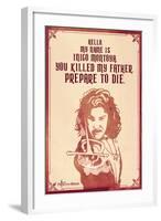 The Princess Bride - Hello. My Name Is Inigo Montoya.-null-Framed Art Print