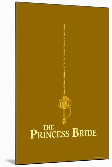 The Princess Bride - Inigo Montoya's Sword-null-Mounted Art Print