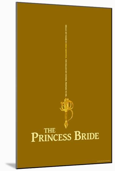 The Princess Bride - Inigo Montoya's Sword-null-Mounted Art Print