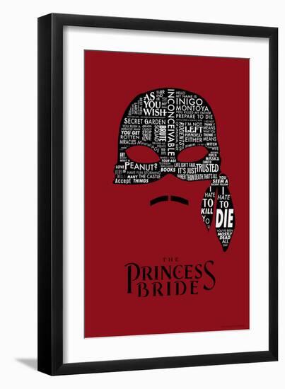 The Princess Bride Mask-null-Framed Art Print