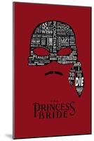 The Princess Bride Mask-null-Mounted Art Print