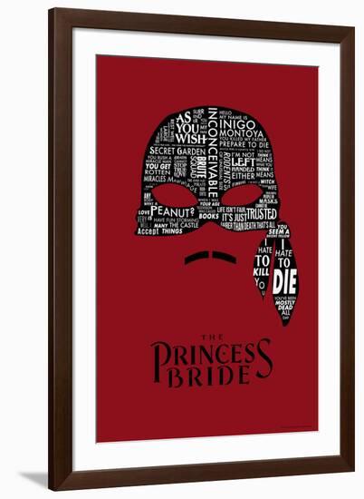 The Princess Bride Mask-null-Framed Art Print