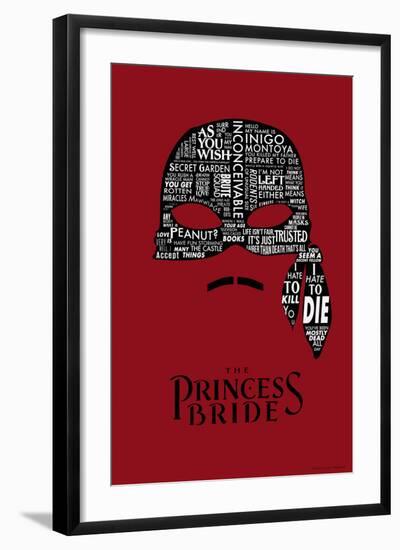The Princess Bride Mask-null-Framed Art Print