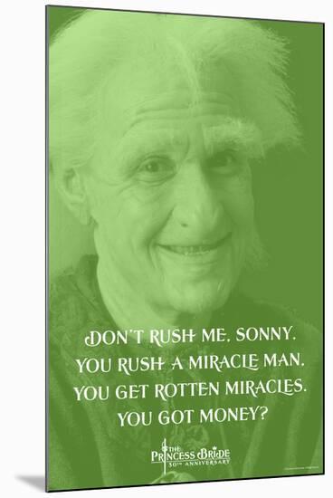 The Princess Bride - Miracle Max-null-Mounted Art Print