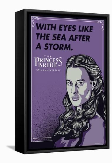 The Princess Bride - With Eyes Like The Sea After A Storm (Buttercup)-null-Framed Stretched Canvas