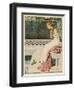 The Princess Discovers a Frog at Her Feet: Curiously He Too is Wearing a Crown-Willy Planck-Framed Art Print