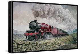 The Princess Elizabeth Storms North in All Weathers-David Nolan-Framed Stretched Canvas